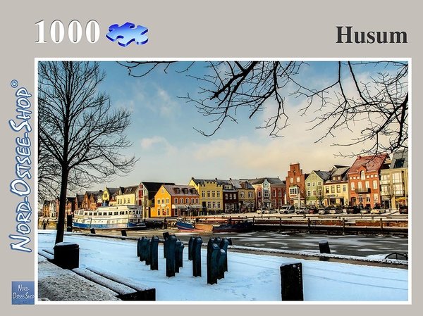 Husum Binnenhafen Winter Puzzle 100/200/500/1000/2000 Teile