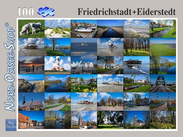 Friedrichstadt + Eiderstedt Puzzle 100/200/500/1000/2000 Teile