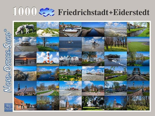 Friedrichstadt + Eiderstedt Puzzle 100/200/500/1000/2000 Teile