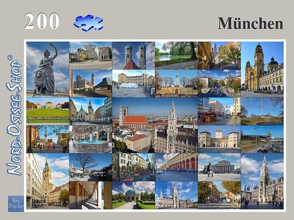 München Puzzle 100/200/500/1000/2000 Teile